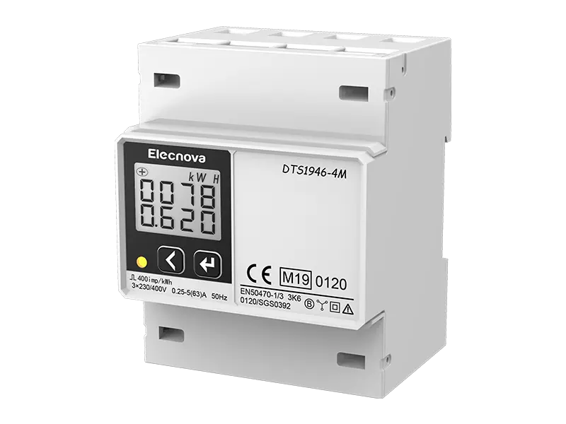 Misuratore di energia montato su guida DIN AC trifase DTS (F) 1946 AC per caricabatterie EV