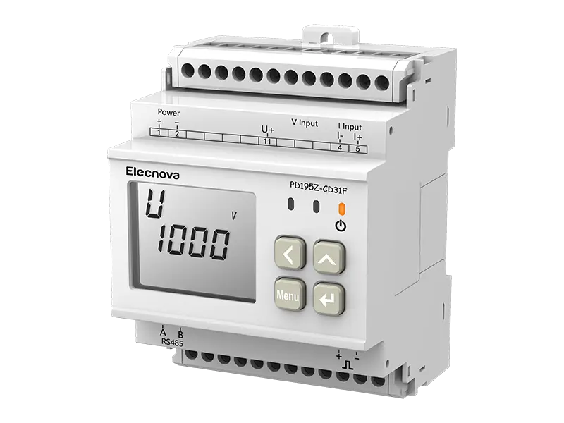 Misuratore di energia montato su guida DIN PD195Z-CD31F DC per caricabatterie EV