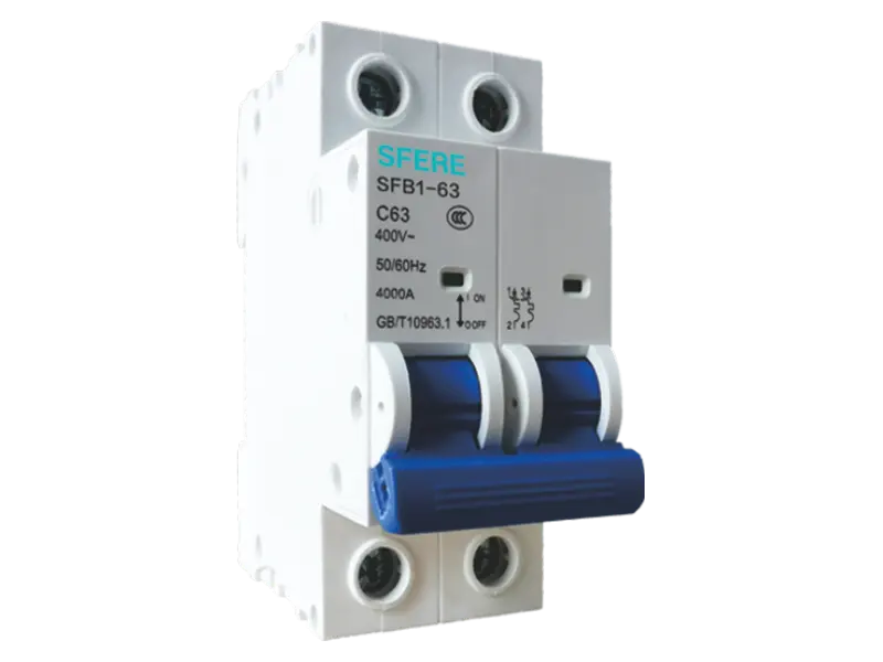 Interruttore magnetotermico in miniatura serie SFB1-63