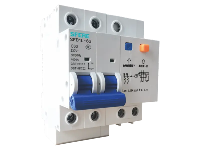 Interruttore magnetotermico in miniatura serie SFB1L-63