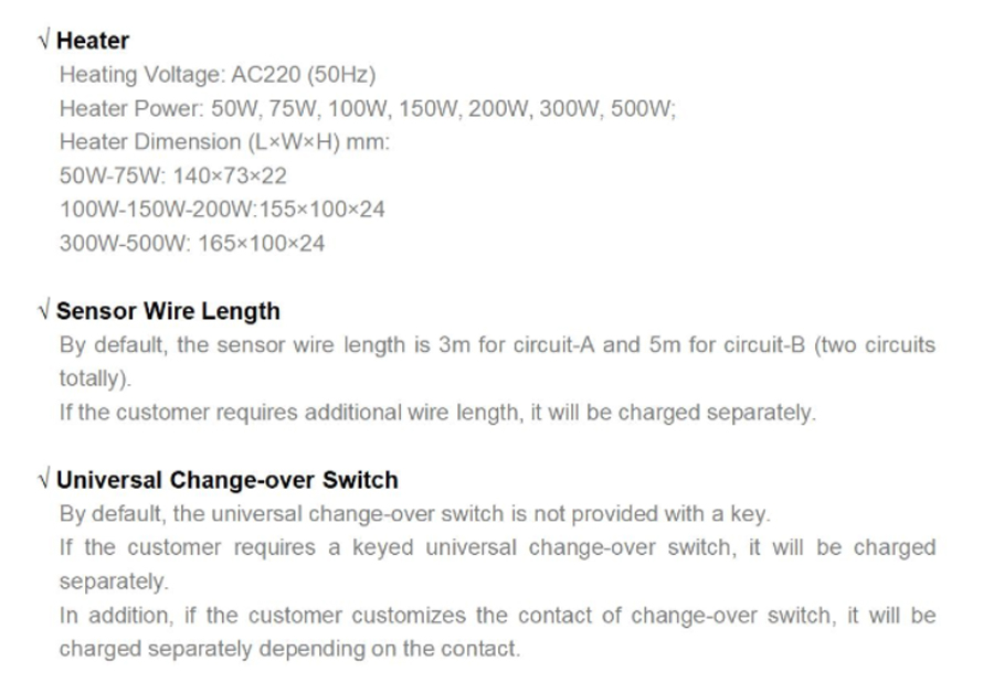 SKG Series Intelligent Control Device Components